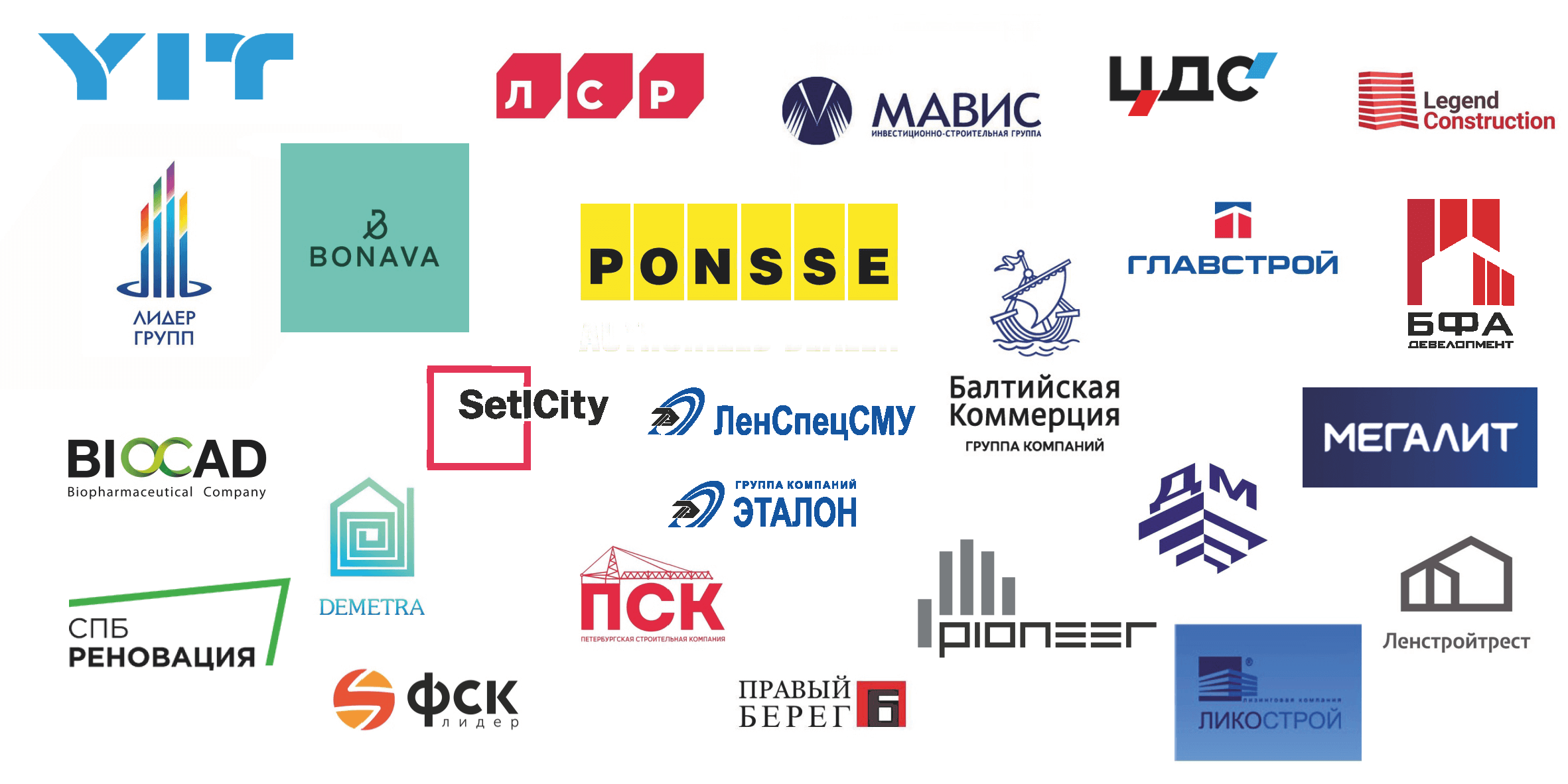 логотипы клиентов монтаж ИТП  и БТП ZEVS ООО ТЭК
